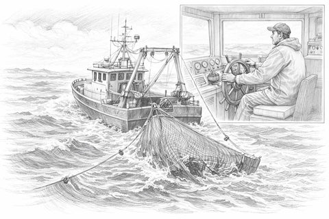 Coussin de navigation - Sacrum &amp; coccyx - Armement à la pêche - Marine nationale